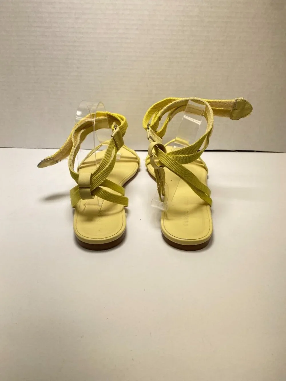 Rebecca Allen Women's Yellow Strap Flats Sz 9.5